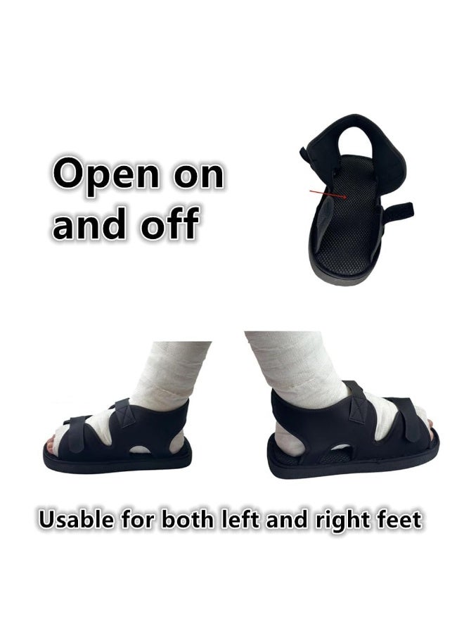 OSHIMA Post-Op Shoe, Broken Toe Open Walking Shoe, Surgical Walking Cast Boot for Broken Foot Or Toe, Adjustable Straps Post Surgery Brace Foot for Fracture Recovery for Left or Right (M) - Image 4