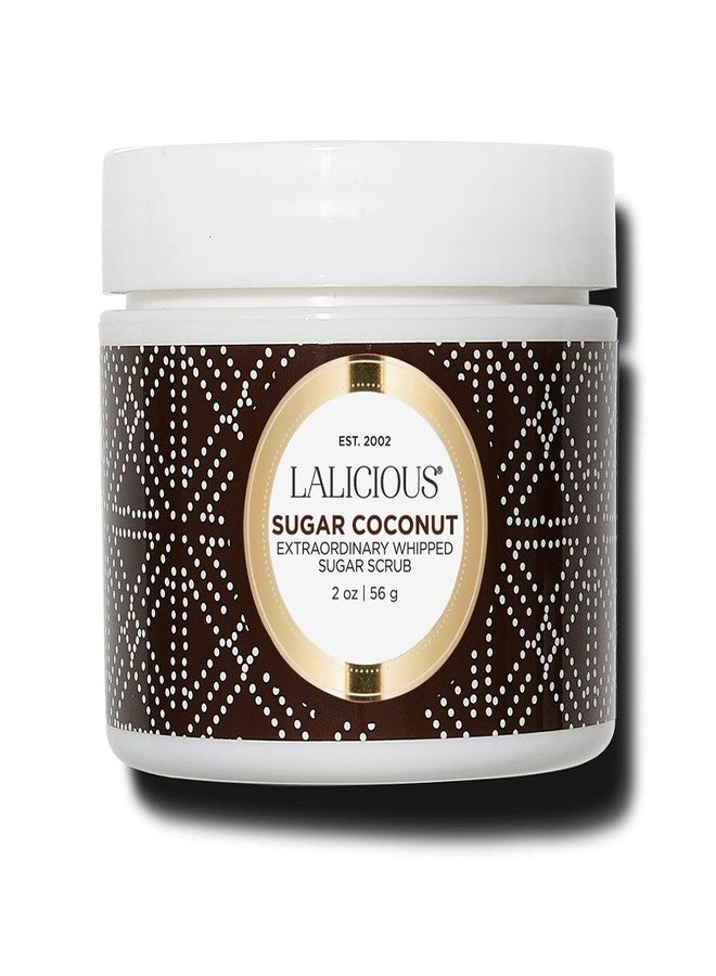 LaLicious Sugar Coconut Extraordinary Whipped Sugar Scrub - Cane Sugar Body & Foot Scrub, Exfoliating & Moisturizing Skin Care with Coconut Oil & Honey, No Parabens (2oz) - Image 1