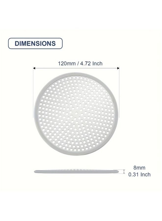 Stainless Steel Round Shower Drain Cover With Silicone Edge For Bathroom Kitchen Sink Silvery - Image 4