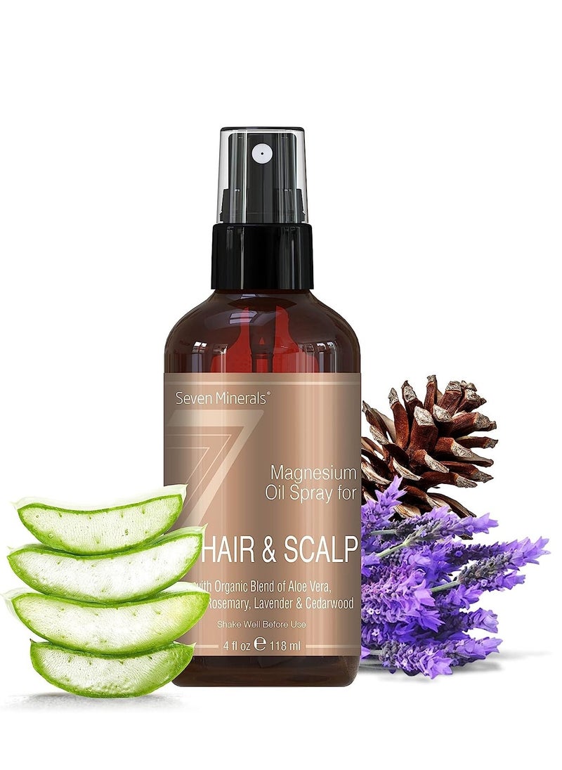 Seven Minerals - Seven Minerals Anti-hair Loss Magnesium Spray for Men and Women, 4 Oz - Image 1