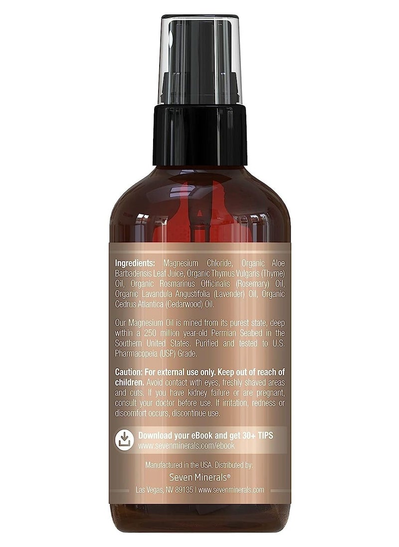Seven Minerals - Seven Minerals Anti-hair Loss Magnesium Spray for Men and Women, 4 Oz - Image 1