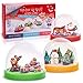 Kipipol Make Your Own Holiday Water Globe Kit 3X DIY Snow Globe Making Kit w 3 Figures 10 Packs of Modeling Clay for Sculpting Crafts for Girls Ages 46 Arts and Crafts for Kids Ages 46812 - Image 3