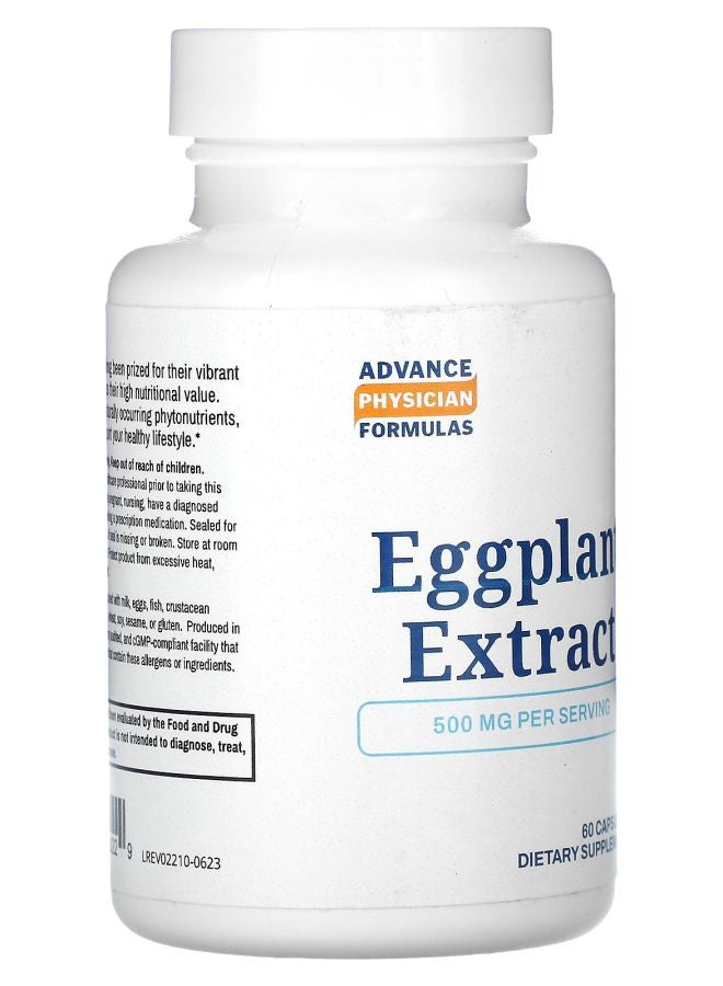 Advance Physician Formulas Eggplant Extract 500 mg 60 Capsules - Image 2