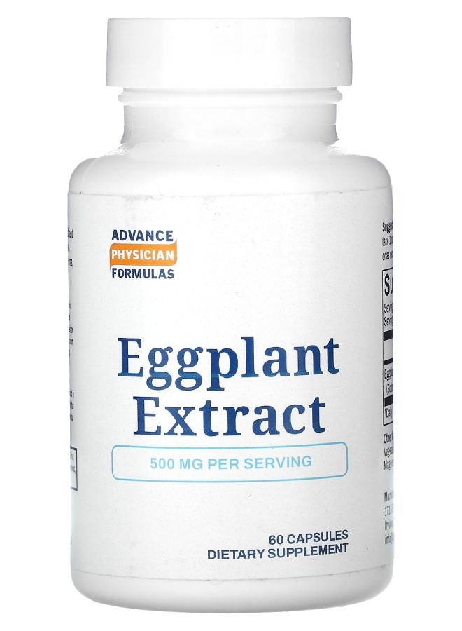 Advance Physician Formulas Eggplant Extract 500 mg 60 Capsules - Image 1