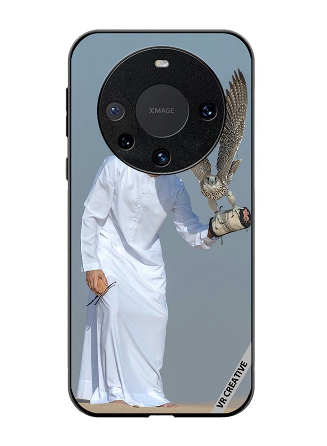 VR CREATIVE Protective Case Cover For Huawei Mate 60 Pro Plus Sheikh Hamdan Flying Eagle Design Multicolour - Image 1
