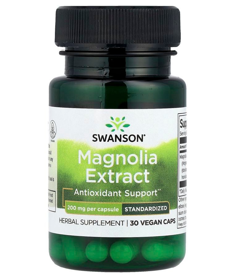 Magnolia Extract 200 mg 30 Vegan Caps