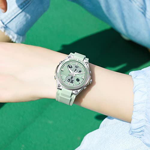 findtime Womens Digital Watch Sport Waterproof Watch Analog Military Tactical Watches LED Backlight Alarm Stopwatch Wrist Watches - Image 3