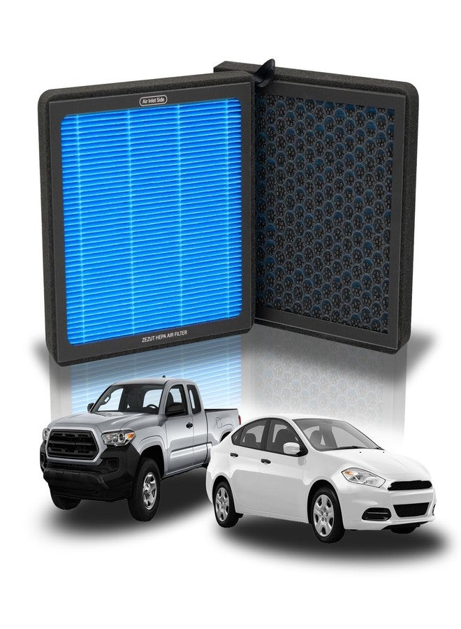 ZEZUT Honeycomb Structured Activated Carbon Cabin Air Filter, Durable and sturdy,Fit for Toyota Tacoma (2005-2021)/Dodge Dart (2013-2016)/Pontiac Vibe (2003-2008) (1 PACK) - Image 1