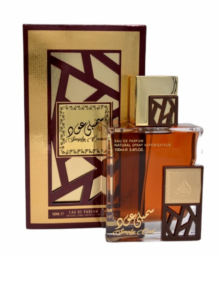 Lattafa Simply Oud For Unisex By Lattafa EDP 100ml - Image 1