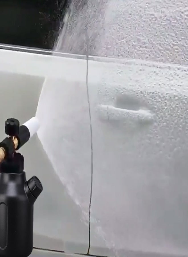 Car Wash Sprayer Foam Car Wash Sprayer Washer Foam Sprayer Foam Cannon Car Wash with 1/4 Quick Male Connector Measuring Cup Design Adjustable Nozzle for Car Cleaning - Image 5