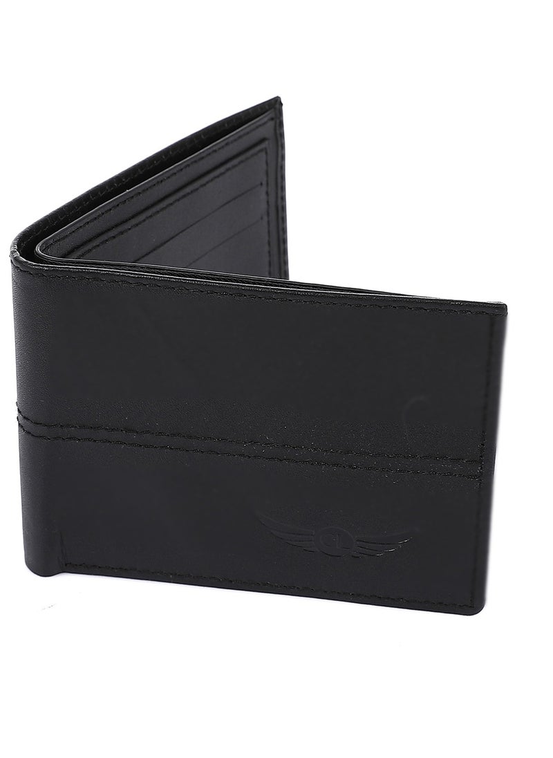 Crossland CROSSLAND Genuine Leather Slim Tri-Fold Wallet for Men, 8 ID Slots, RFID Blocking Technology  - Image 3