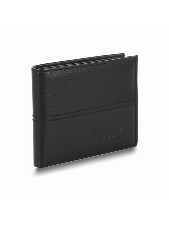 CROSSLAND Genuine Leather Slim Tri-Fold Wallet for Men, 8 ID Slots, RFID Blocking Technology - Image 1