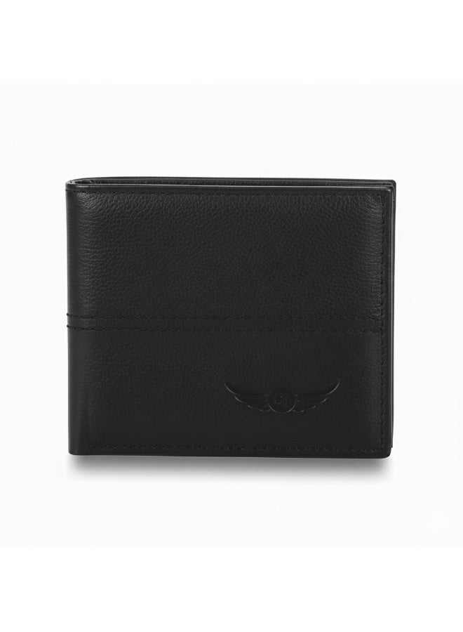 CROSSLAND Genuine Leather Slim Tri-Fold Wallet for Men, 8 ID Slots, RFID Blocking Technology - Image 3