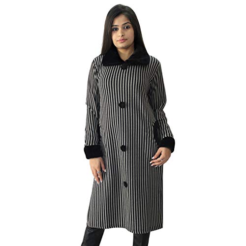 Matelco Women's Wool Straight Kurti for Winters (Ad04Caz45Gy_Grey_Medium) - Image 1