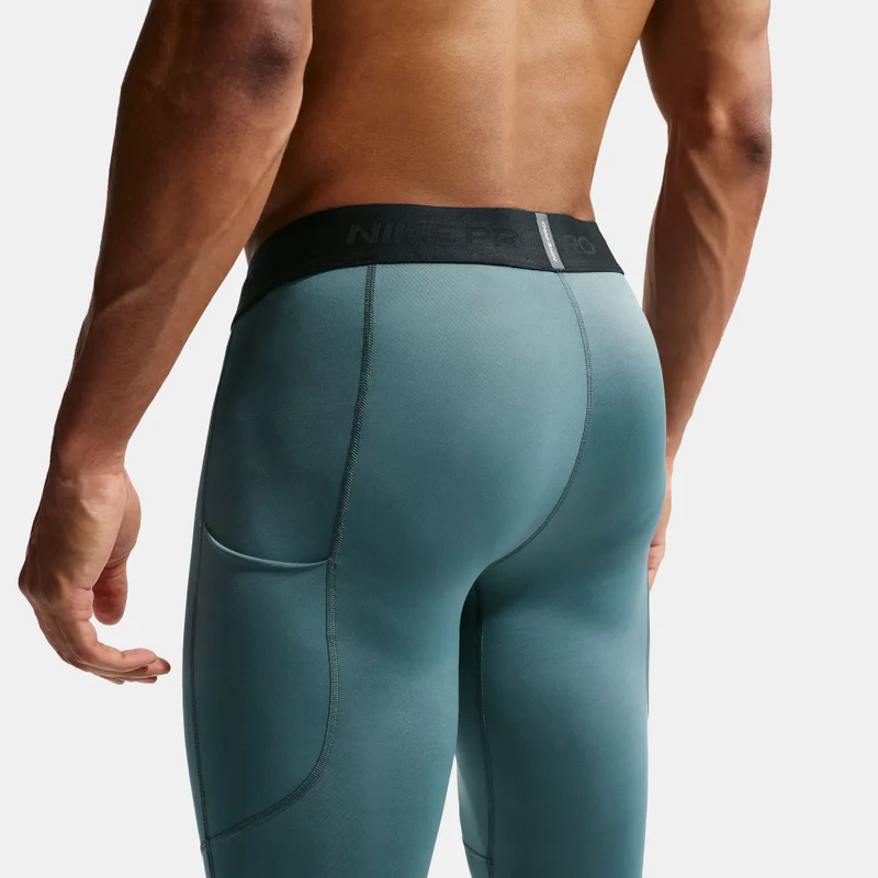 Nike Green Men's Pro Dri-FIT Fitness Tights for Men | Best Price UAE