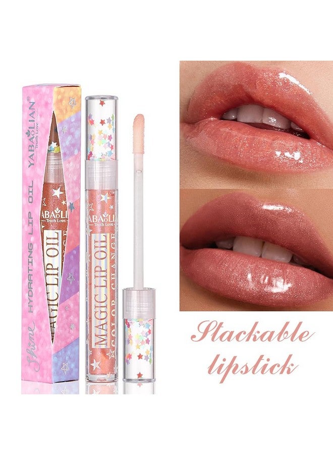 Petansy Shimmery Glitter Lip Gloss 6 Colors Liquid Lipstick Set Plumping Lip Oil | Syrupy gloss | Long Lasting | Moisturizing| High Shine | Lip Glow Set (6 Colors/Set) - Image 3