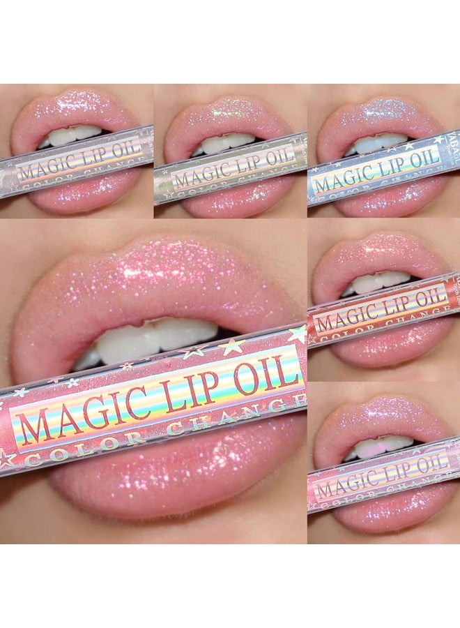 Petansy Shimmery Glitter Lip Gloss 6 Colors Liquid Lipstick Set Plumping Lip Oil | Syrupy gloss | Long Lasting | Moisturizing| High Shine | Lip Glow Set (6 Colors/Set) - Image 2