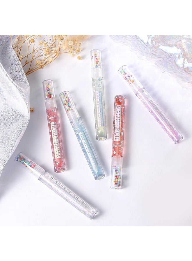 Petansy Shimmery Glitter Lip Gloss 6 Colors Liquid Lipstick Set Plumping Lip Oil | Syrupy gloss | Long Lasting | Moisturizing| High Shine | Lip Glow Set (6 Colors/Set) - Image 4