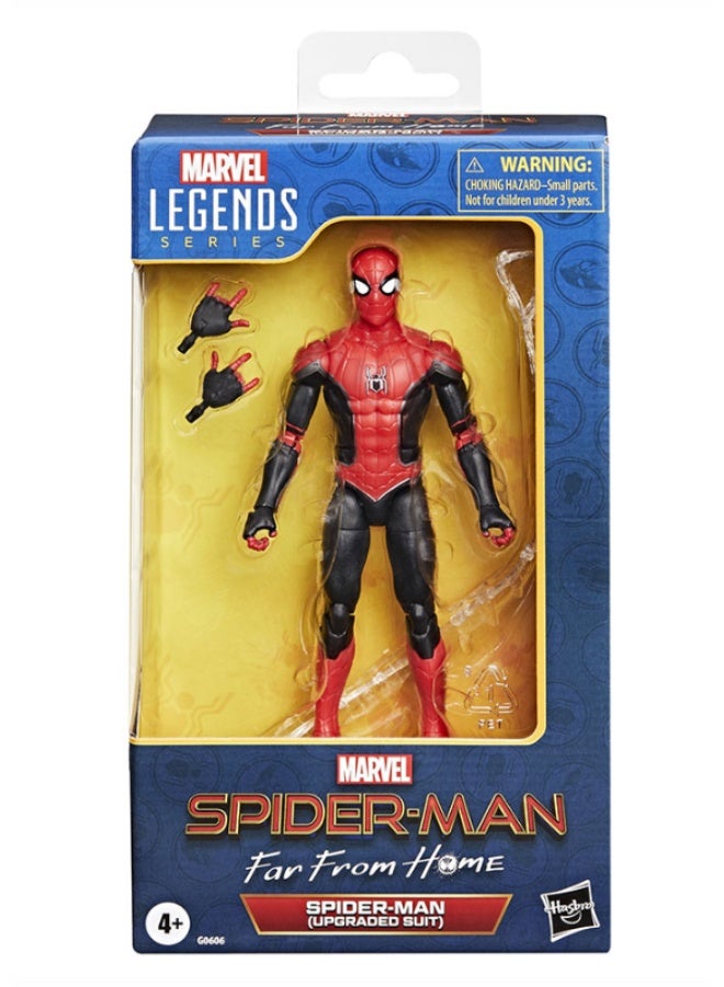 Hasbro Marvel هاسبرو مارفل ليجندز سبايدر مان بعيدًا عن المنزل بدلة سبايدر مان المحسّنة 6 بوصات - Image 1
