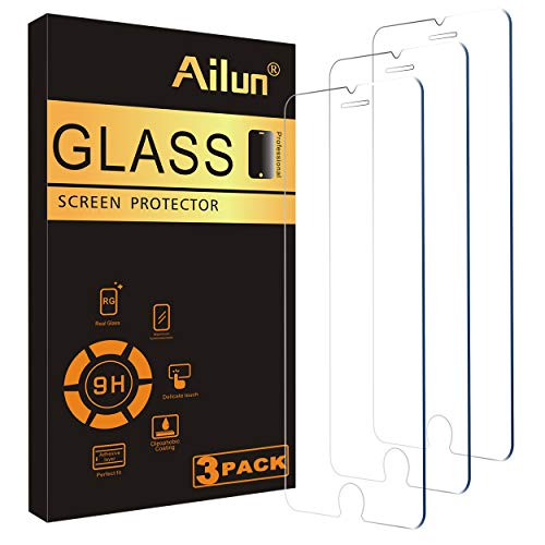 Ailun Screen Protector for iPhone SE 2020 2nd/2022 3rd Generation, 4.7-Inch Tempered Glass 0.25mm Case Friendly 3 Pack Clear - Image 1