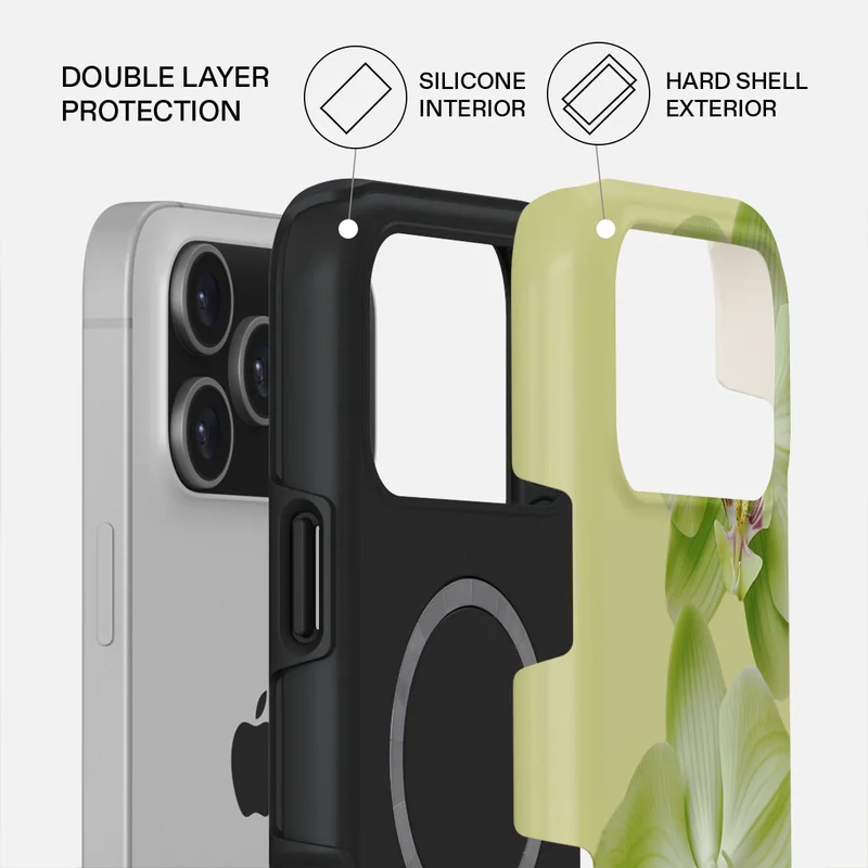 BURGA iPhone 17 Pro Max Purity Premium Case Compatible with Hybrid Dual-Layer Hard Shell + Silicone Protection - Scratch-Resistant Shockproof Mobile Cover