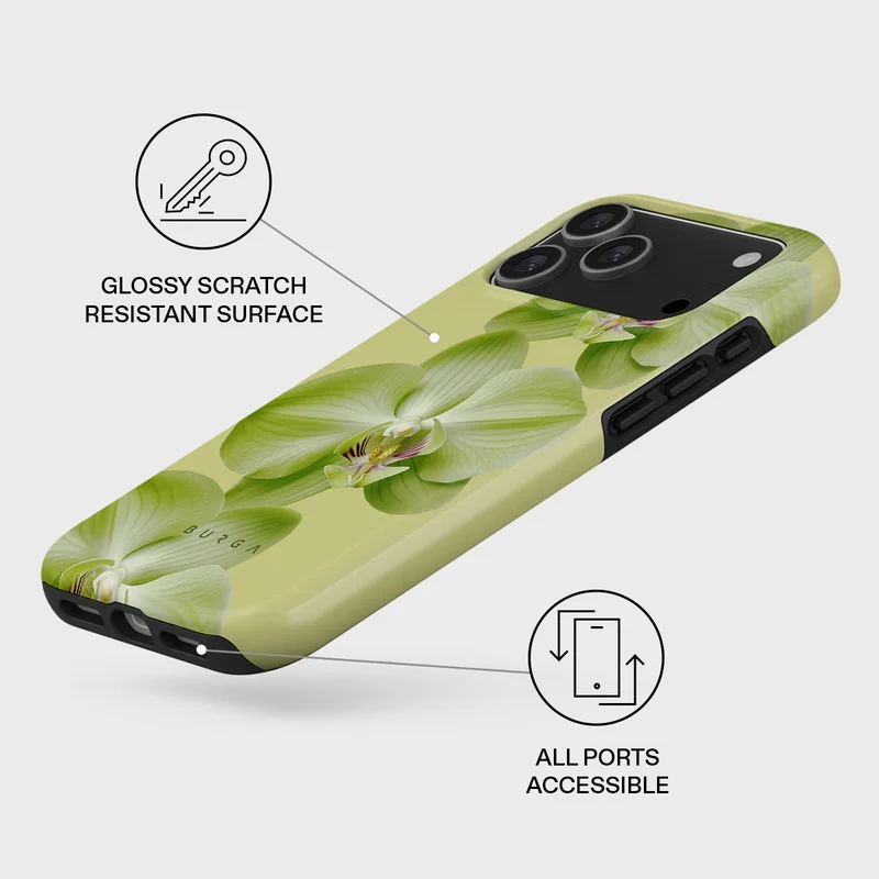 BURGA iPhone 17 Pro Max Purity Premium Case Compatible with Hybrid Dual-Layer Hard Shell + Silicone Protection - Scratch-Resistant Shockproof Mobile Cover