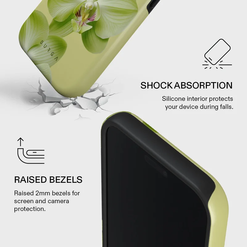 BURGA iPhone 17 Pro Max Purity Premium Case Compatible with Hybrid Dual-Layer Hard Shell + Silicone Protection - Scratch-Resistant Shockproof Mobile Cover
