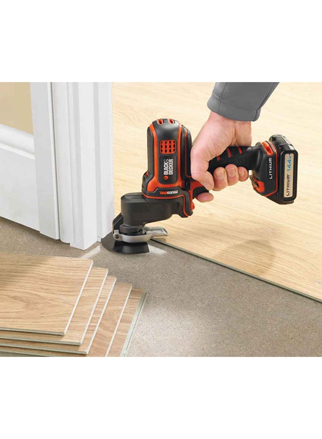 BLACK+DECKER Oscillating Attachment For Cordless Multi-Evo Multi Tool Starter Kit MT218K-GB) MTOS4-XJ Black - Image 2