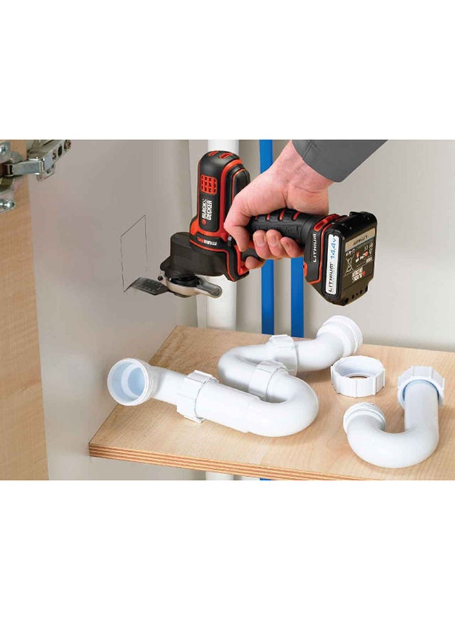 BLACK+DECKER Oscillating Attachment For Cordless Multi-Evo Multi Tool Starter Kit MT218K-GB) MTOS4-XJ Black - Image 3