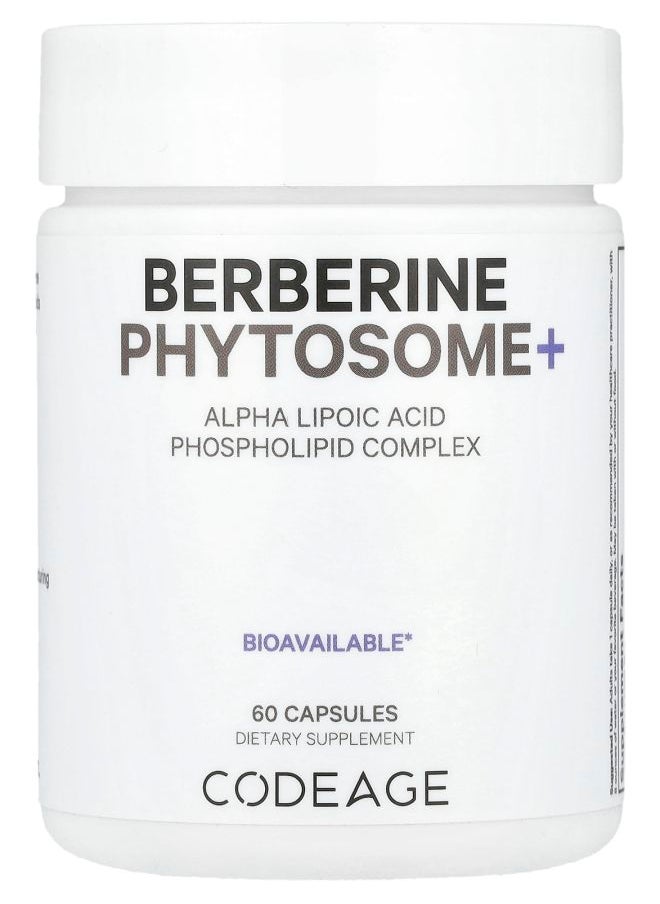 Codeage Berberine Phytosome+ 60 Capsules 