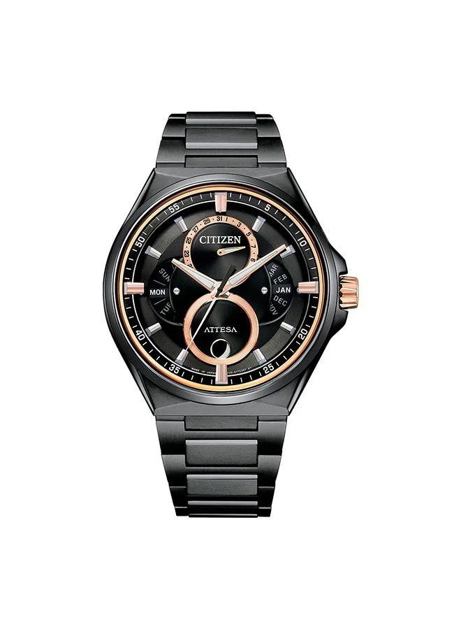 CITIZEN Men's Super Titanium with Duratect MRK and Diamond Like Carbon Coating Eco-Drive Moonphase Watch BU0065-64E - 43.6 mm