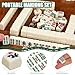 IMIKEYA Mini Mahjong Game Mahjong Tiles Set Tiny 146 Tiles Portable Travel Mahjongs Sets with Brown Carrying Case Mini Mahjongs Tile Sets for Family Game Parties Travel - Image 4