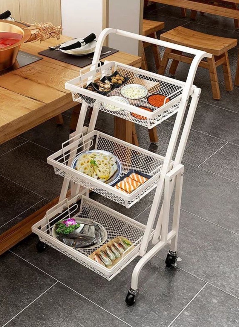 عربة مطبخ غرفة المعيشة قابلة للطي - Image 2
