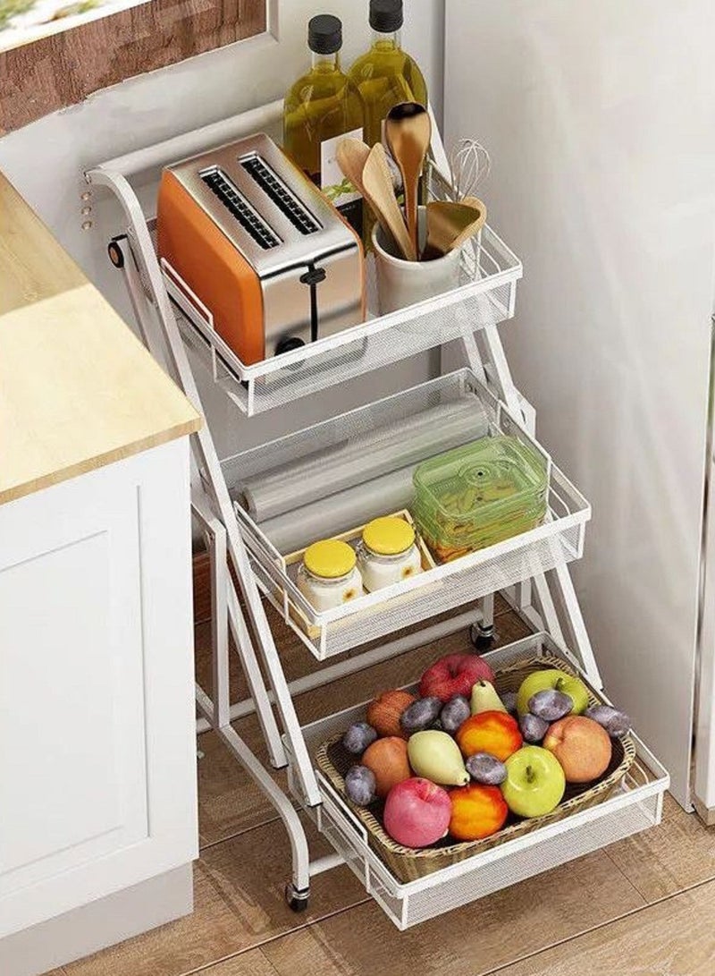 عربة مطبخ غرفة المعيشة قابلة للطي - Image 3