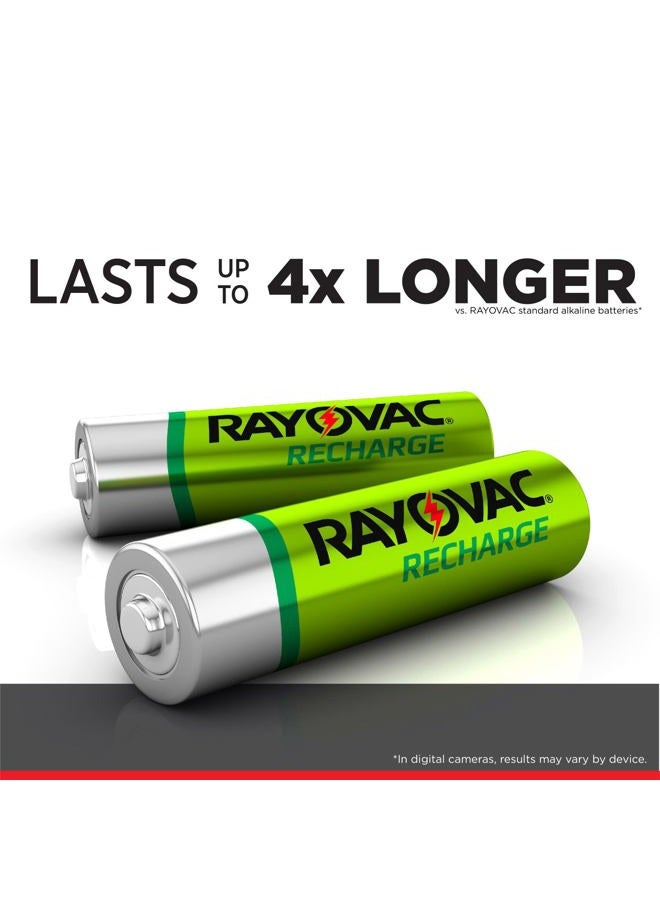 Rayovac Rechargeable AAA Batteries, Rechargeable Triple A Batteries (4 Count) - Image 2