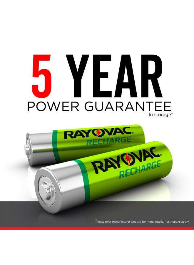 Rayovac Rechargeable AAA Batteries, Rechargeable Triple A Batteries (4 Count) - Image 5