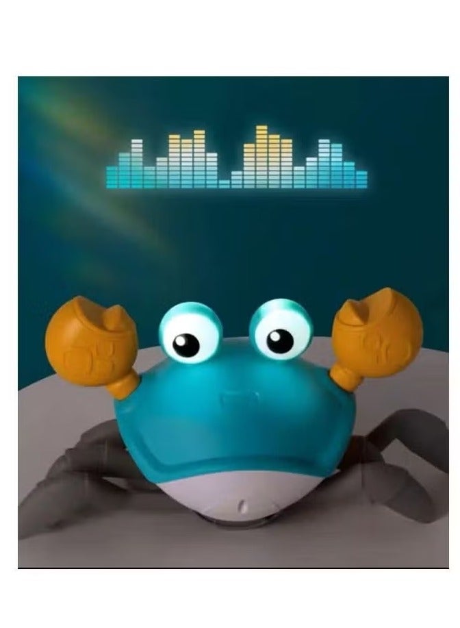 JAJEEK Electric Runaway Crab Crawling Baby Toy with Music & LED Light – Interactive Learning & Development Toy for Toddlers, Automatically Avoids Obstacles, Fun and Engaging for Babies & Kids, Safe and Durable - Image 3