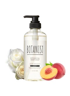 Botanist Hydrating Body Wash for Normal to Dry Skin Women  Men Organic Moisturizing Bath Gel from Japan with Shea Butter  Coconut Oil Sulfate  Paraben Free Rose  White Peach165 Fl Oz 490 mL