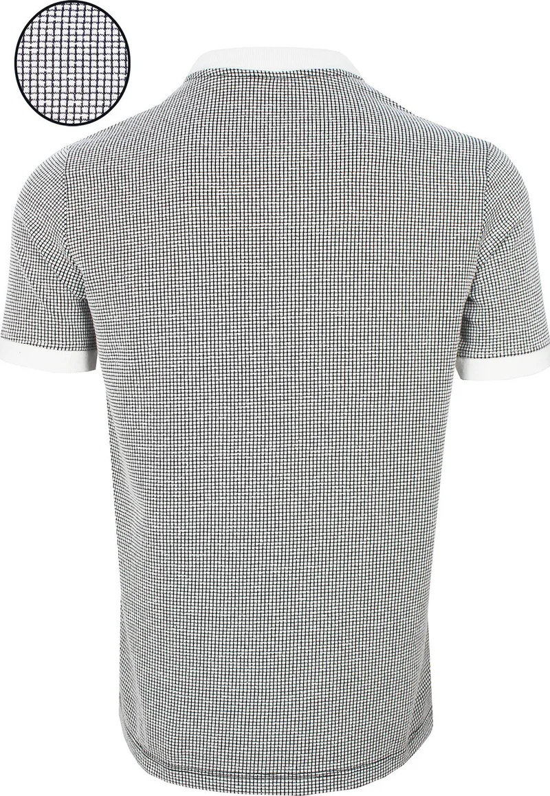 Varetta Men's White Regular Cut Polo Neck Men's Knitwear T-Shirt
