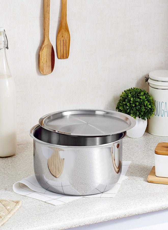 Esteem King Patila/Bhagona/Tapeli Stainless Steel with LID (Induction Bottom) (4.5 Litre) - Image 2