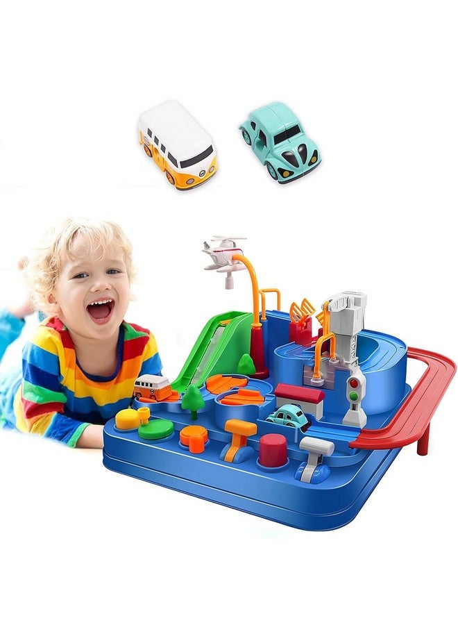 BELOXY Car Race Tracks for Boys Car Adventure Toys for 3+ Year Old Boys Girls, City Rescue Preschool Educational Toy Vehicle Puzzle Car Track Playsets for Toddlers - Image 5