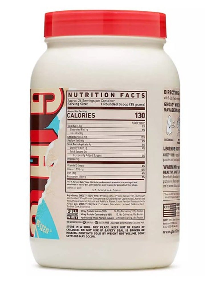 Ghost Whey Protein 2Lb Peanut Butter Cereal Milk flavor 26 Serving - Image 2