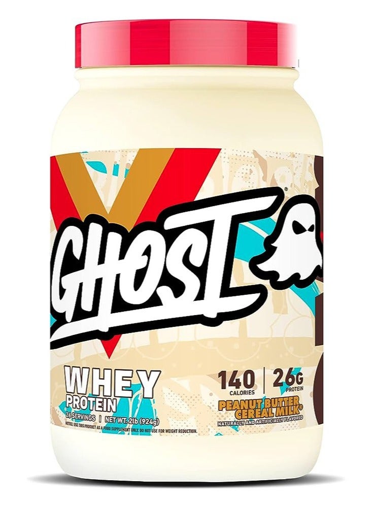 Ghost Whey Protein 2Lb Peanut Butter Cereal Milk flavor 26 Serving - Image 1