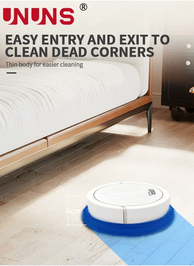 UNUNS Robot Vacuum Cleaner,Intelligent Mopping Wet Dry Dual-purpose,Super Slim,Light Weight,Moping,Sweeping Robot For Pet Hair,Carpets Hard Floors  - Image 4