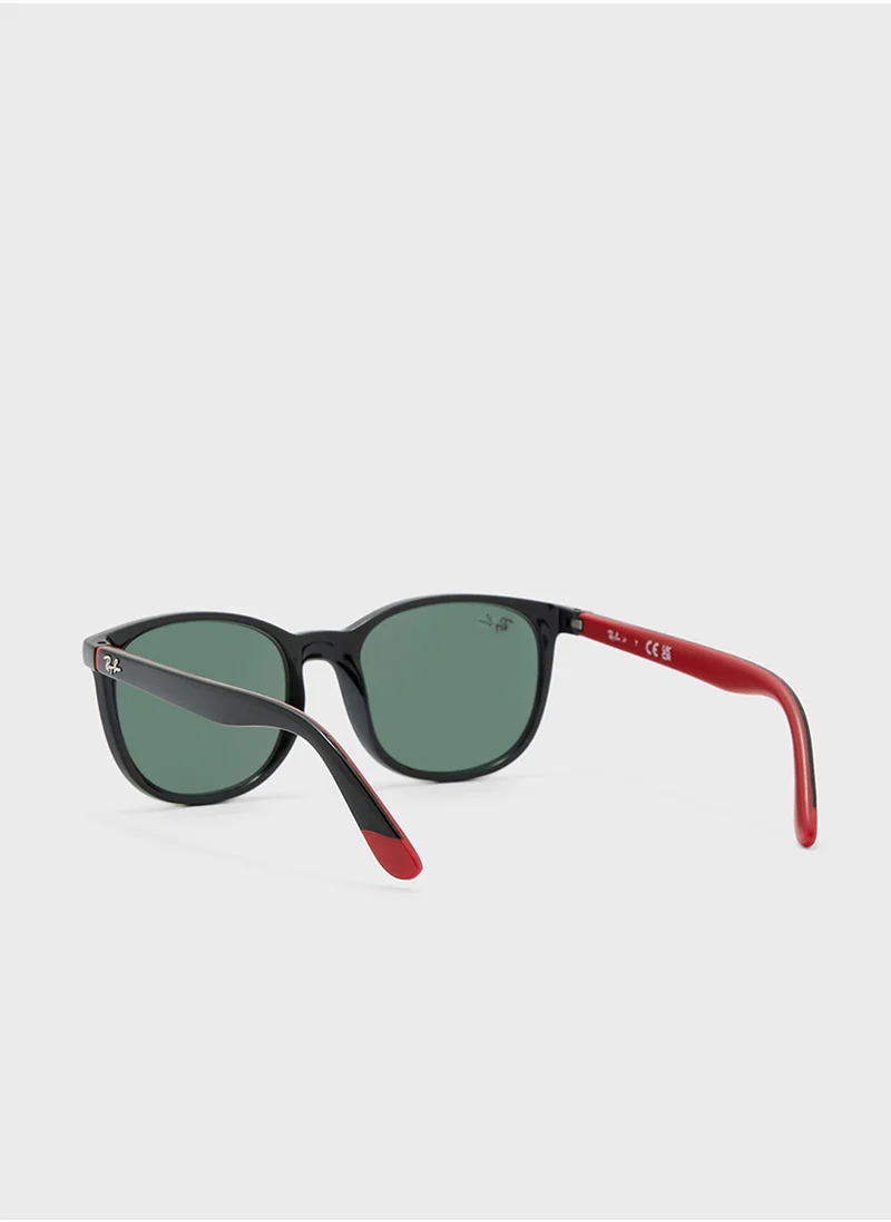 راي بان جونيور 0Rj9079S Wayfarer Sunglasses