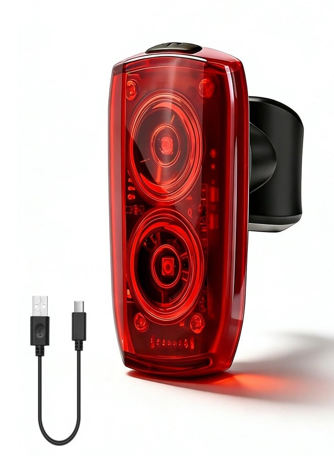 APECYC Rear Bike Light, Waterproof USB-C Rechargeable Bicycle Taillight - Image 1