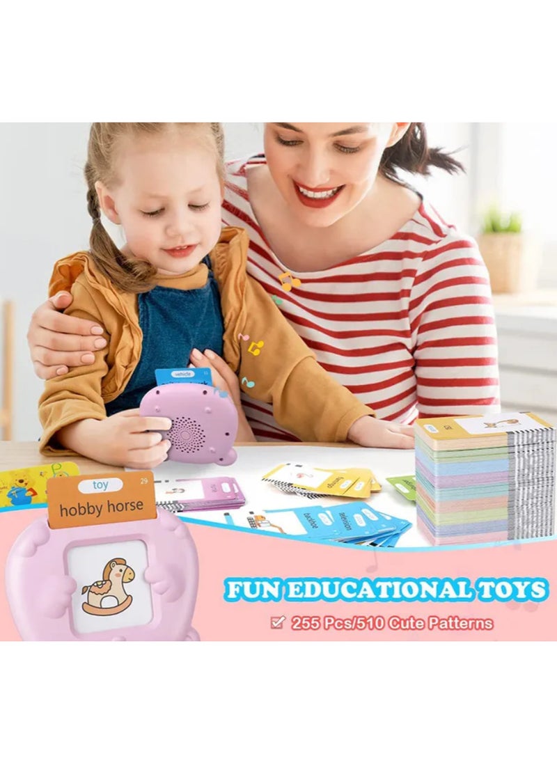 Arabic and English speaking flash cards, children's game 1 2 3 4 5 6 years old, educational toys, Montessori educational game 112 sheets 224 words, gift for the child's birthday...  - Image 2