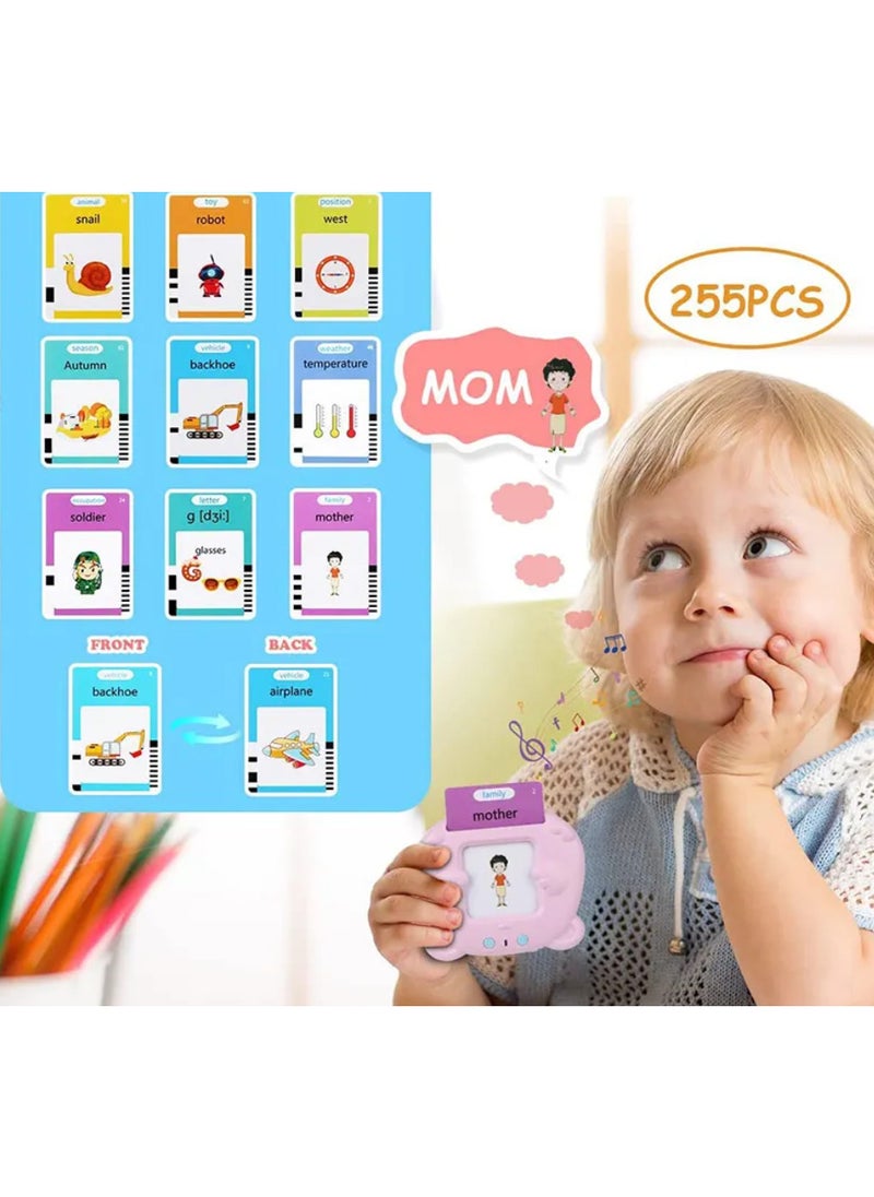 Arabic and English speaking flash cards, children's game 1 2 3 4 5 6 years old, educational toys, Montessori educational game 112 sheets 224 words, gift for the child's birthday...  - Image 3