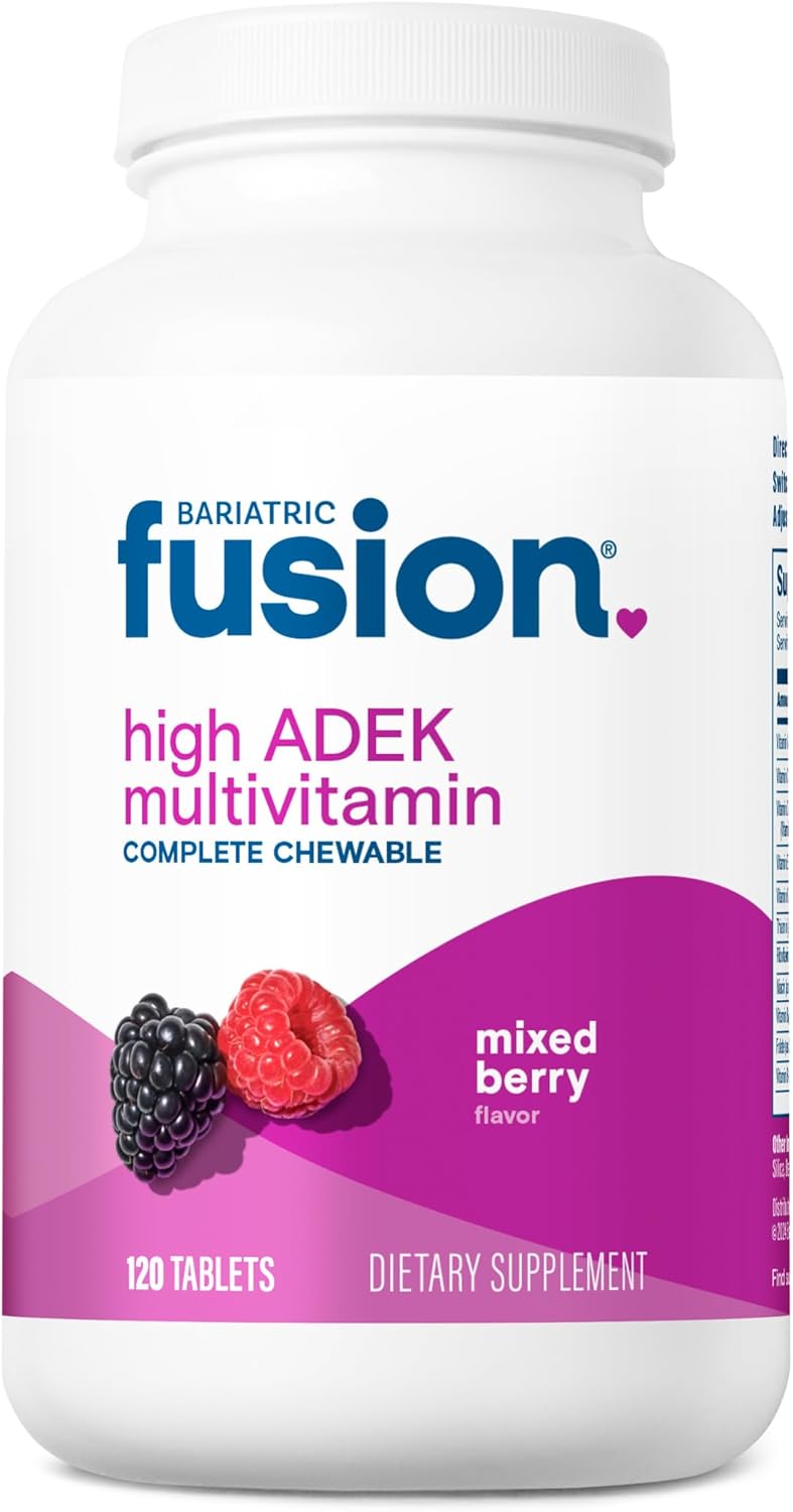 Bariatric Fusion Chewable Multivitamin Tablets for Adults - Mixed Berry Flavor - Image 1