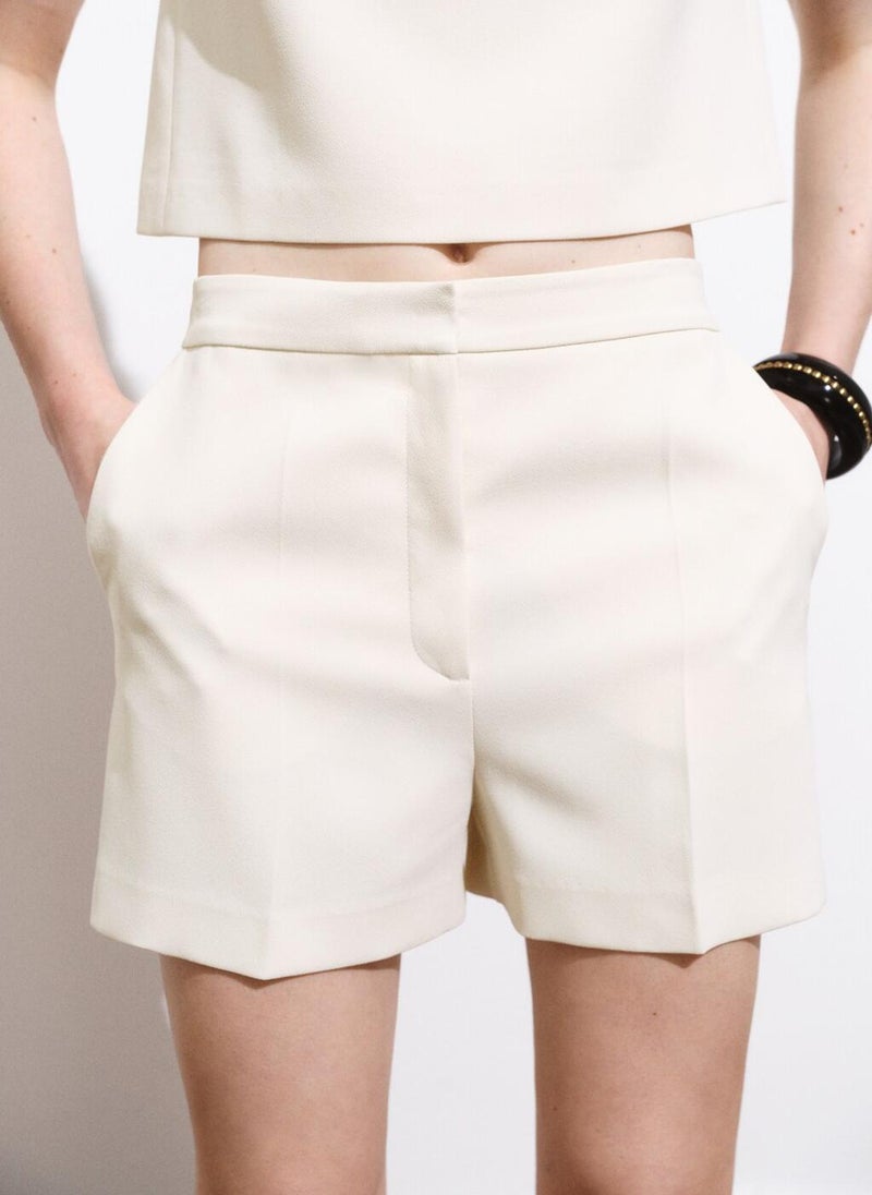 MANGO Straight-Leg Shorts - Image 1